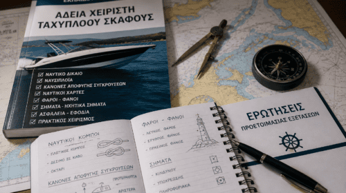 Άδεια ταχυπλόου 2026 – προετοιμασία για εξετάσεις Racing School